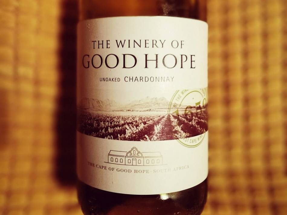Winery of Good Hope Unoaked Chardonnay Bottle