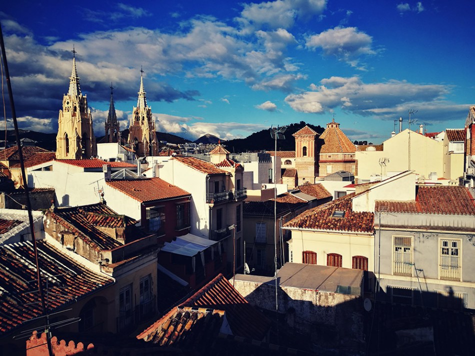 malaga skyline