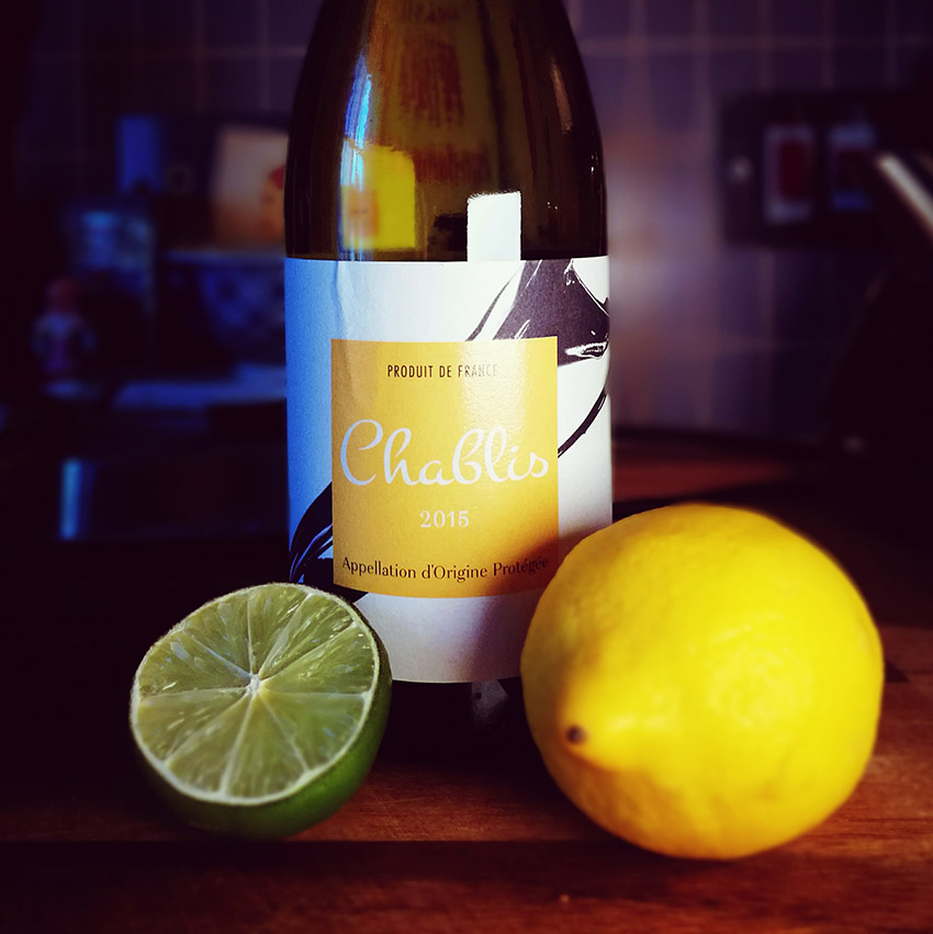 Lidl Chablis wine